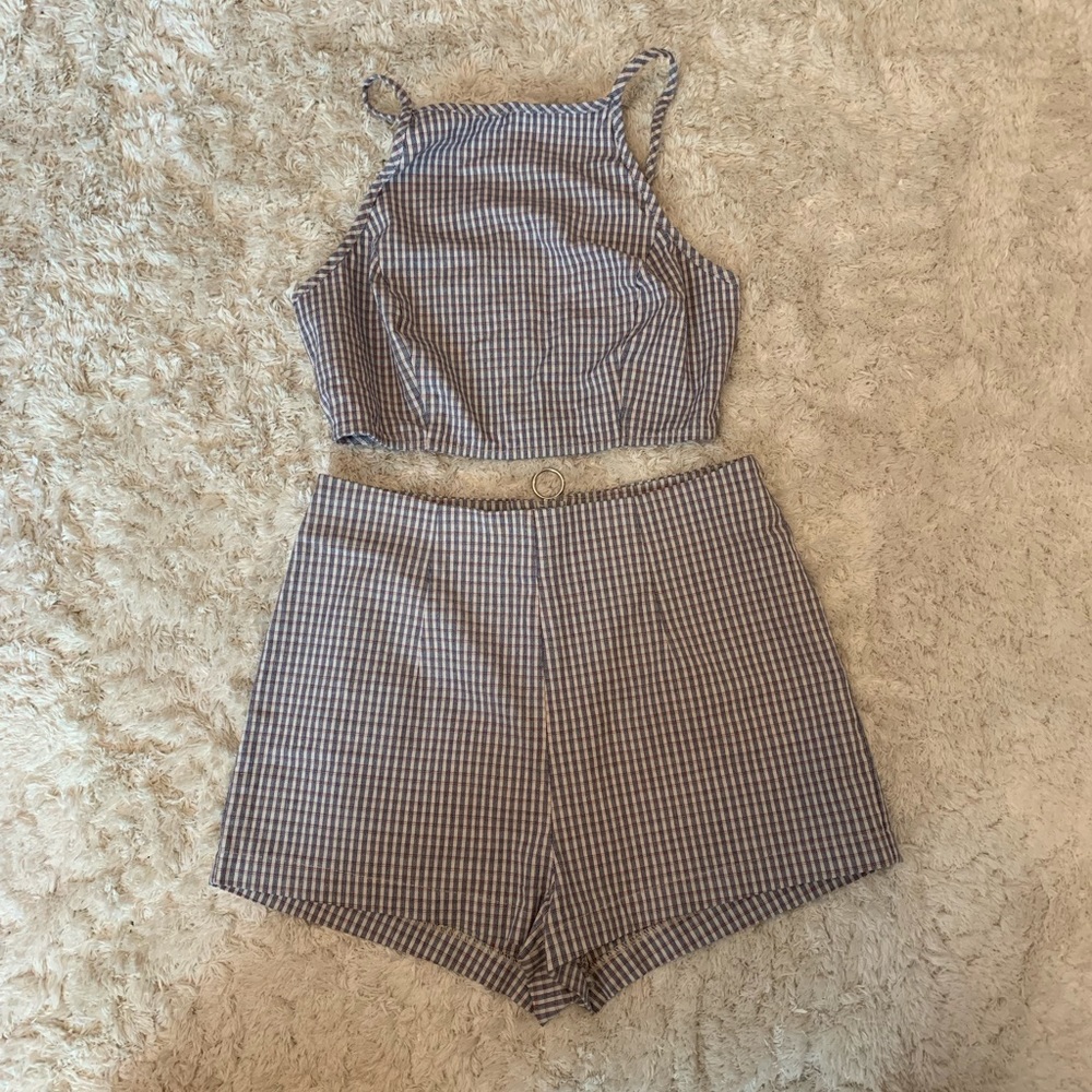 Urban Outfitters Crop top and shorts set